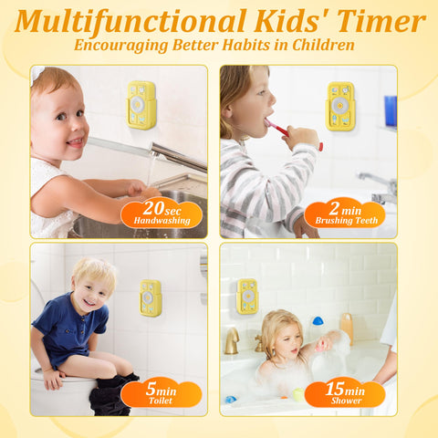 Sunnyload temporizador para niños ducha: facilita un baño agradable y controlado.
