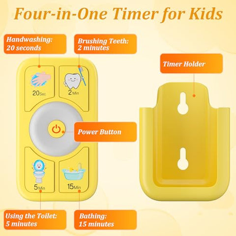 Sunnyload temporizador para niños inodoro: fomenta independencia al usar el baño.