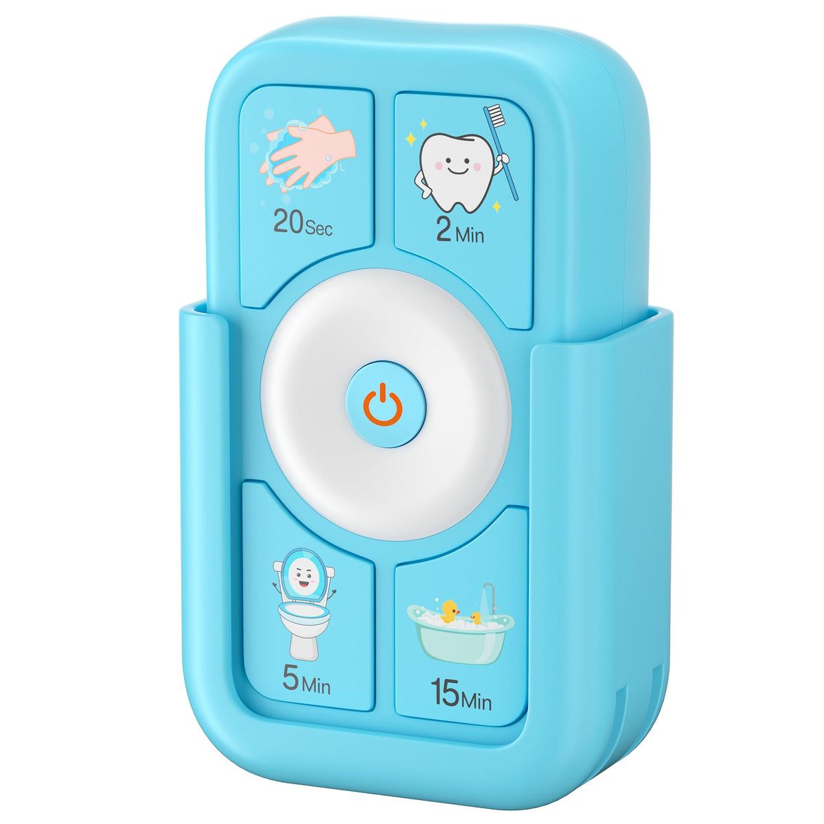 Sunnyload temporizador azul para lavado de manos en 20 segundos, ideal para hábitos diarios.
