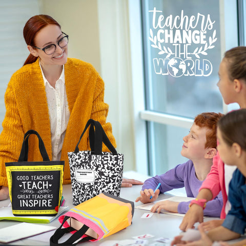 Sunnymove tote maestra crayones, ideal para regalo y uso diario.