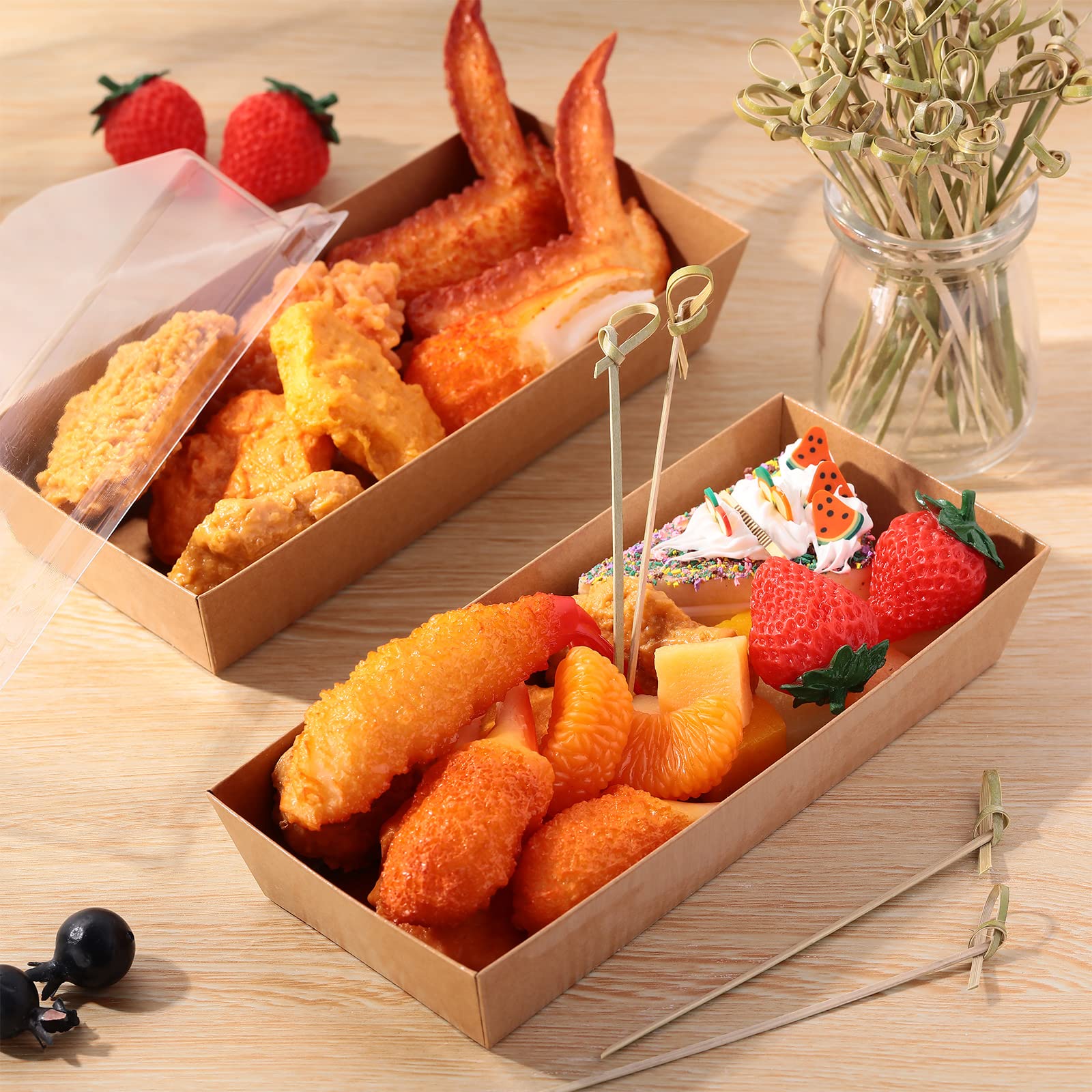 Sunnyray palillos brochetas cóctel, puntas lisas y seguras.