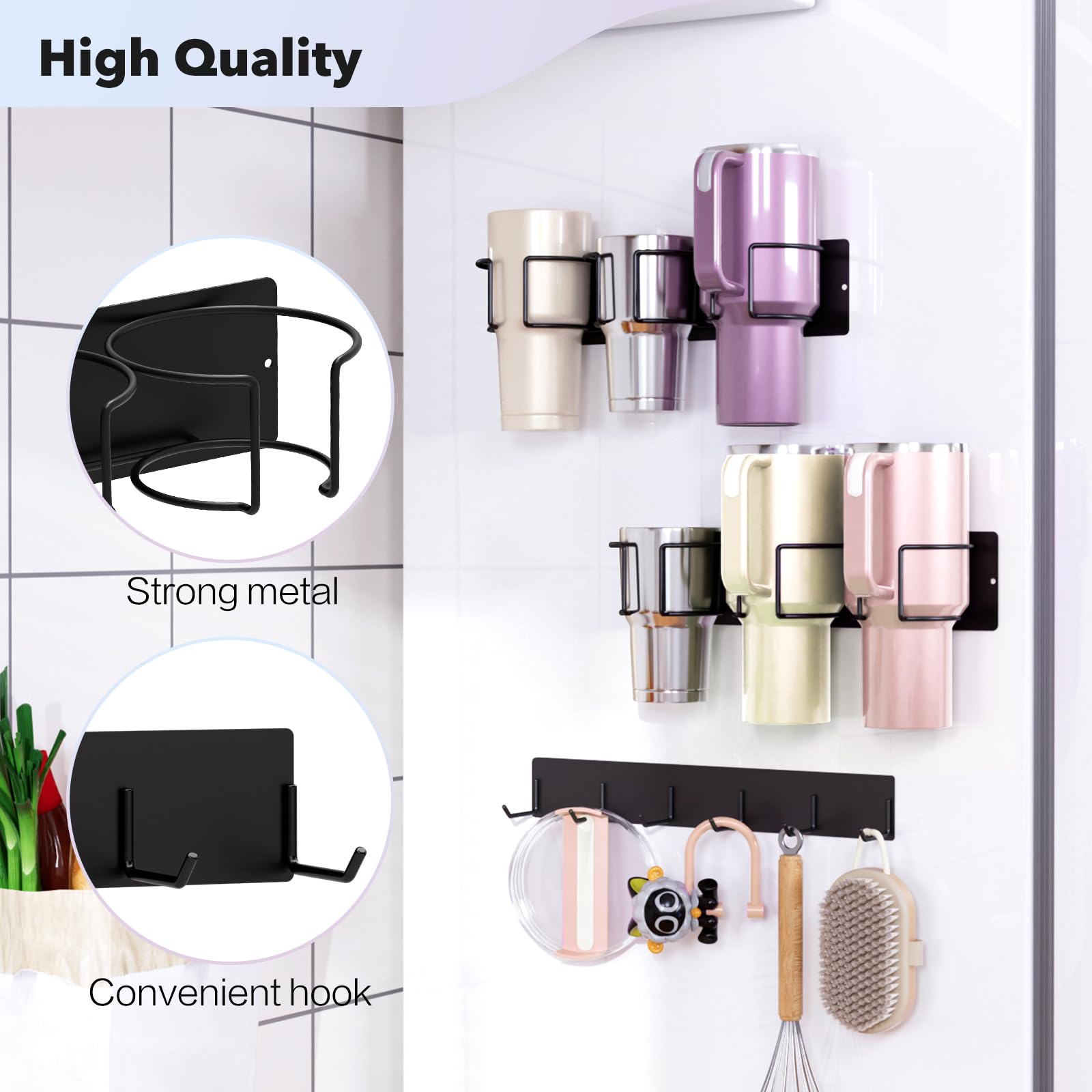 Organización de 6 tazas Stanley con diseño minimalista Sunoyar.