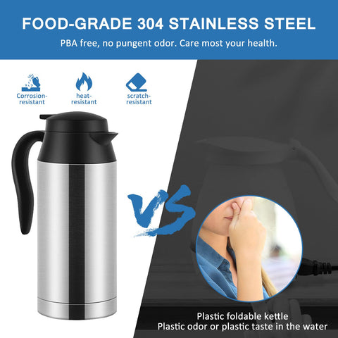 Sunsbell tetera ideal para bebidas calientes en viaje.