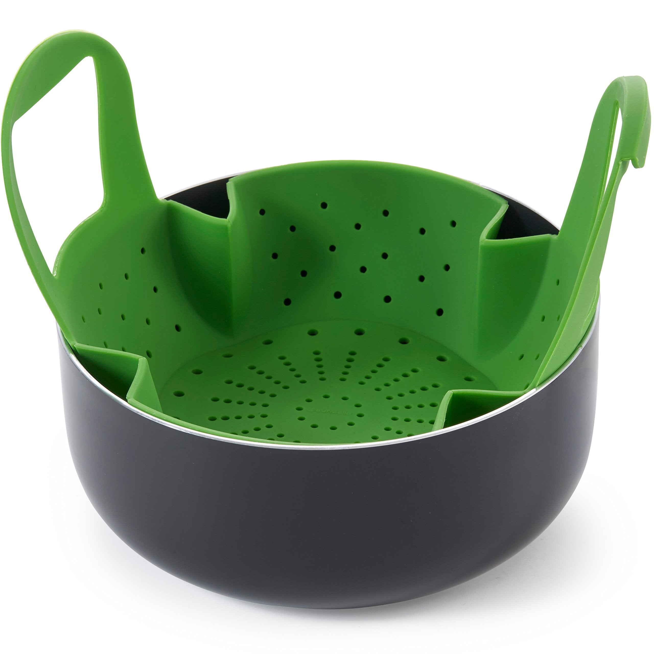 Uso multiusos de la vaporera Sunsella para verduras bollos y más