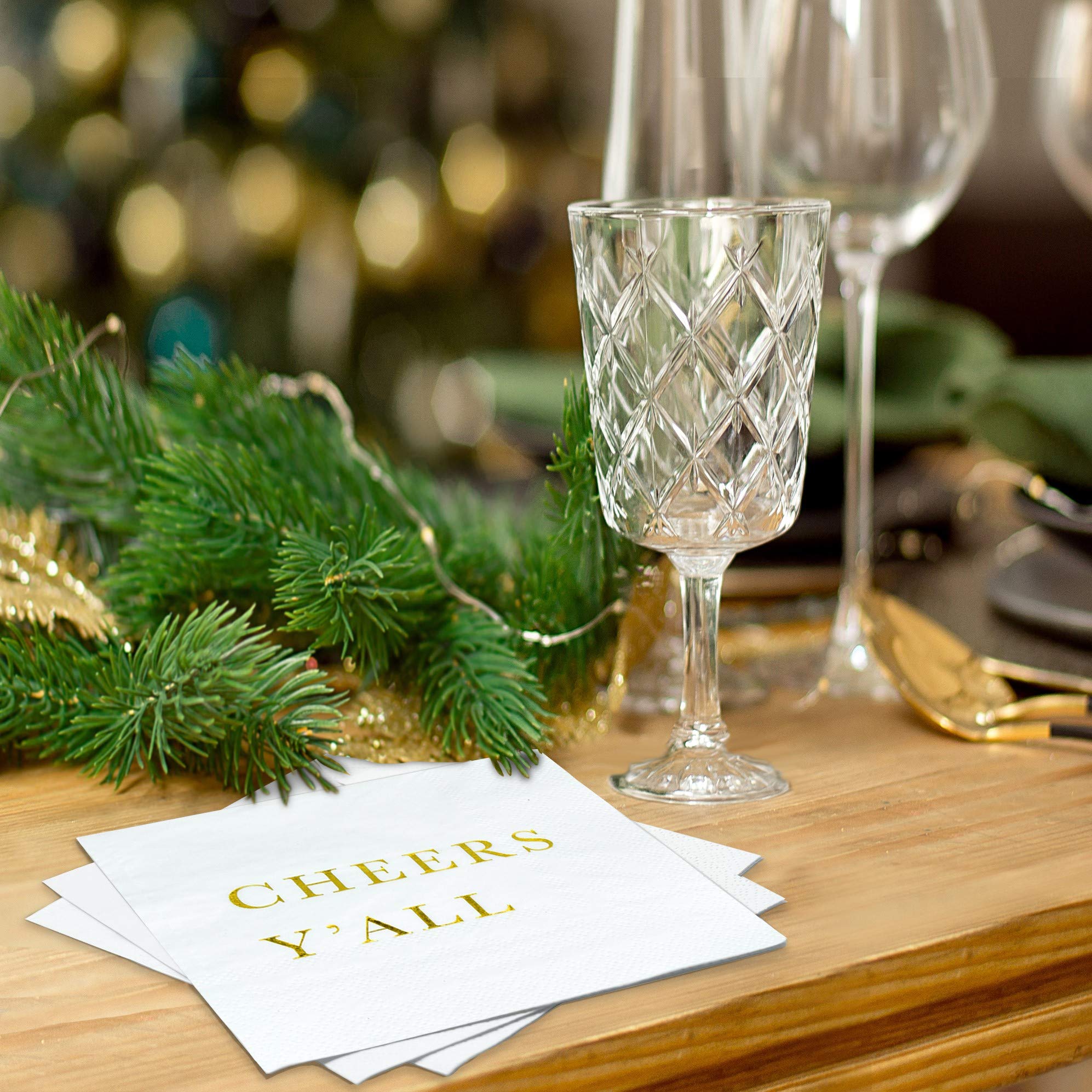 Sunshine Supply Cheers Y’all, aptas para brindis de Año Nuevo y postres festivos