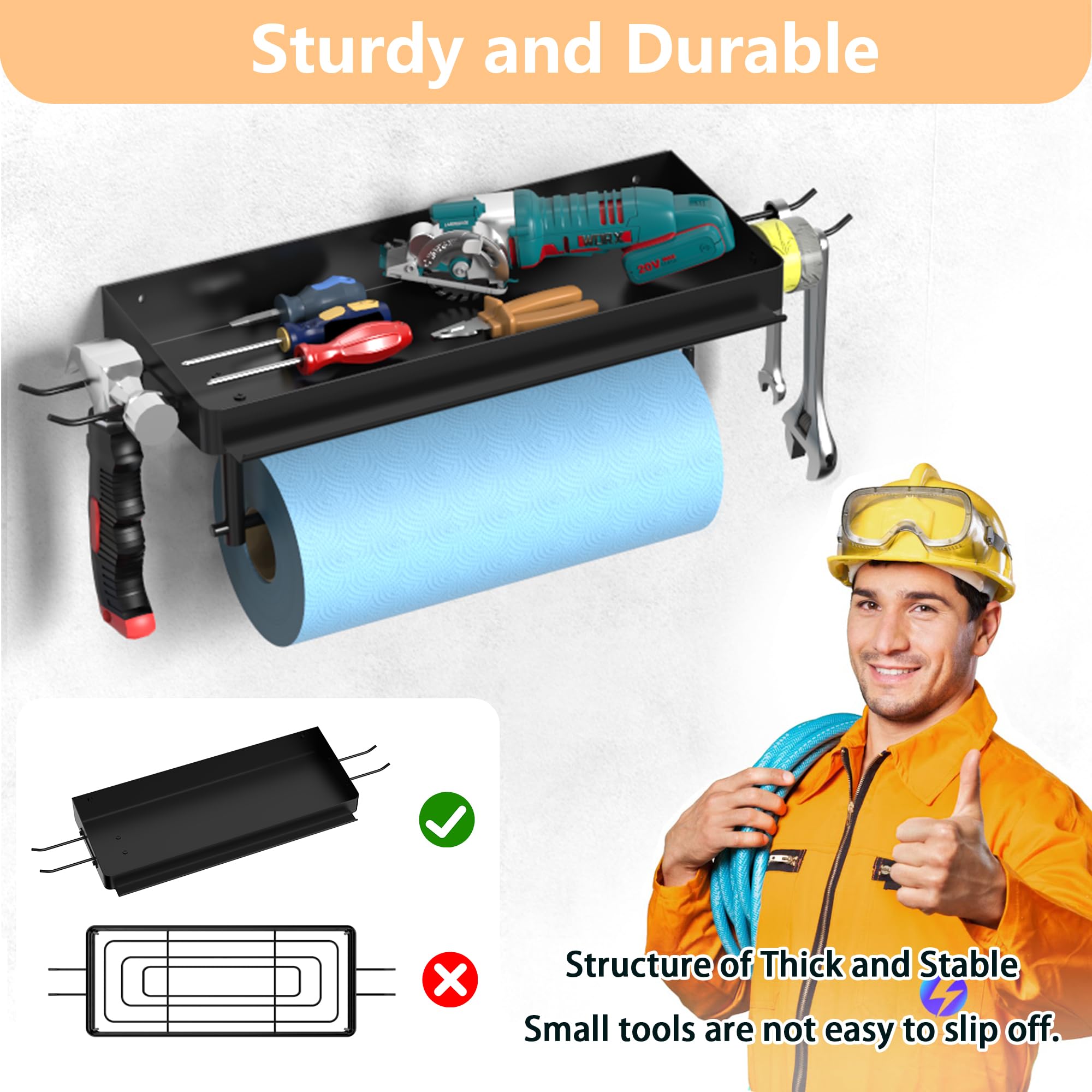 SUNTECH longitud 12 pulgadas para rollos pequeños y grandes.