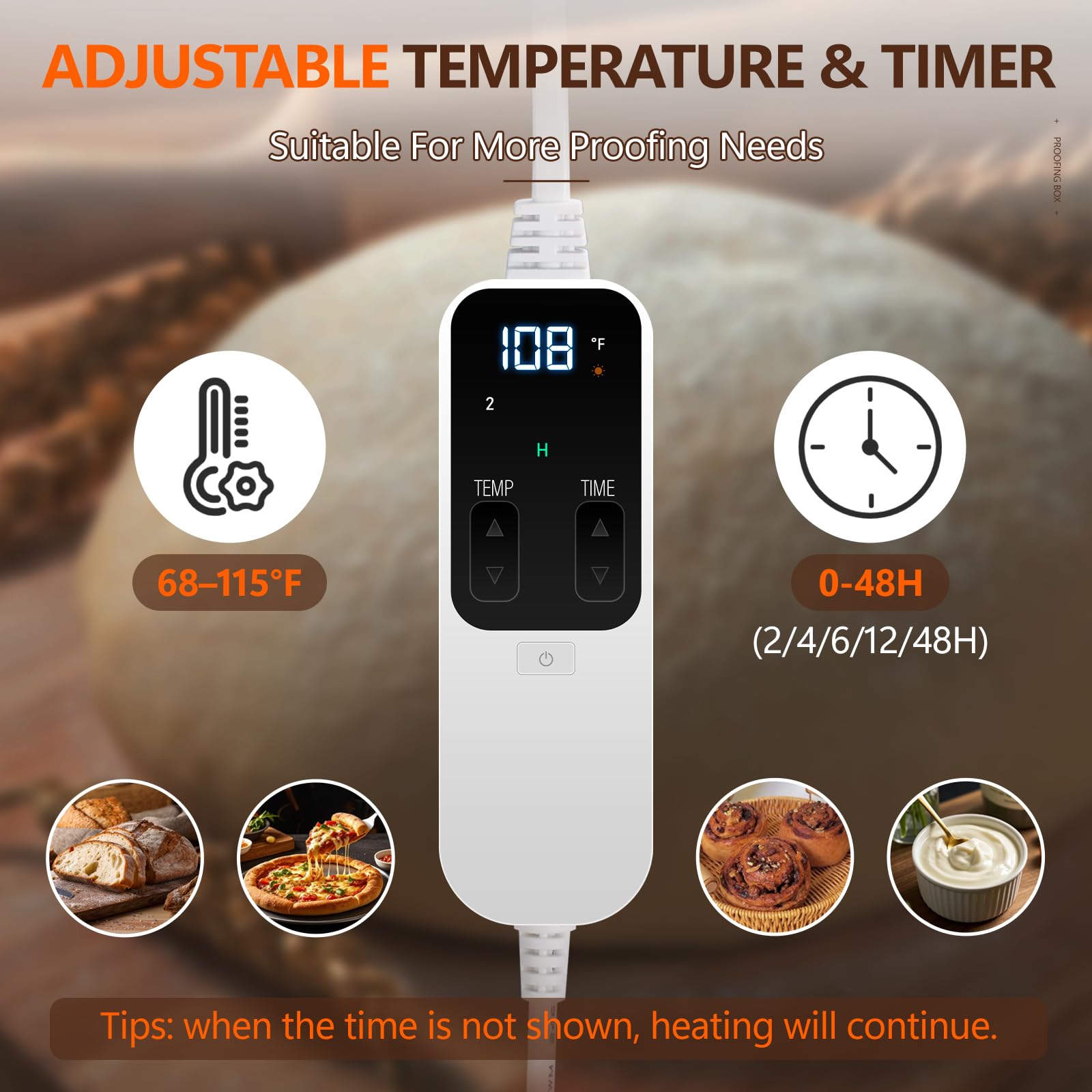 Suntee: gran capacidad para canasta de 9 pulgadas y frasco de 40 oz.
