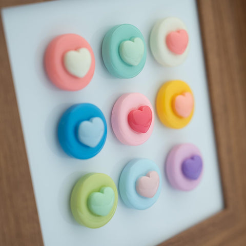 SUNURS imanes macarones-colores brillantes para pizarras y notas