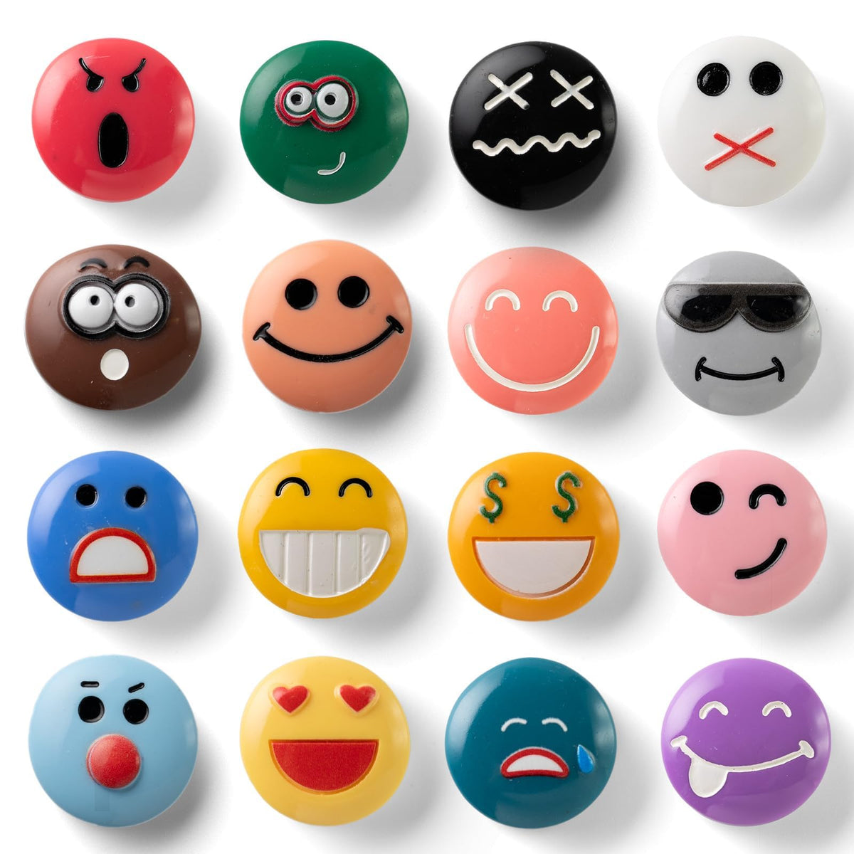 SUNURS imán de refrigerador con caras smiley 3D para alegrar la cocina.