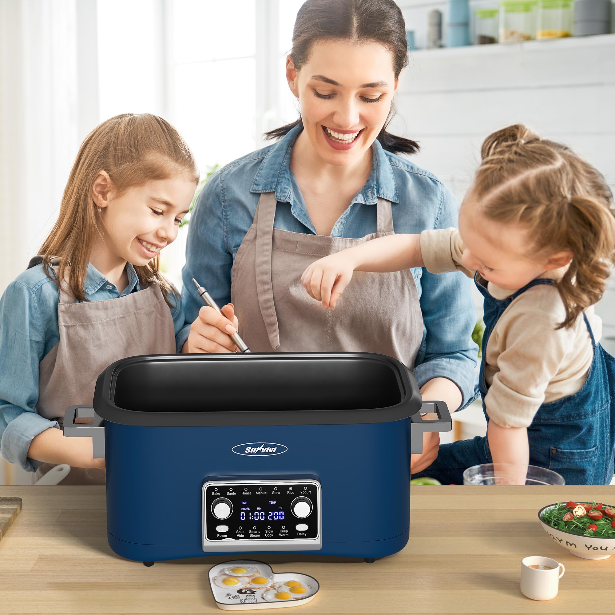 SUNVIVI sistema 12-en-1 ofrece múltiples modos para cocinar al gusto
