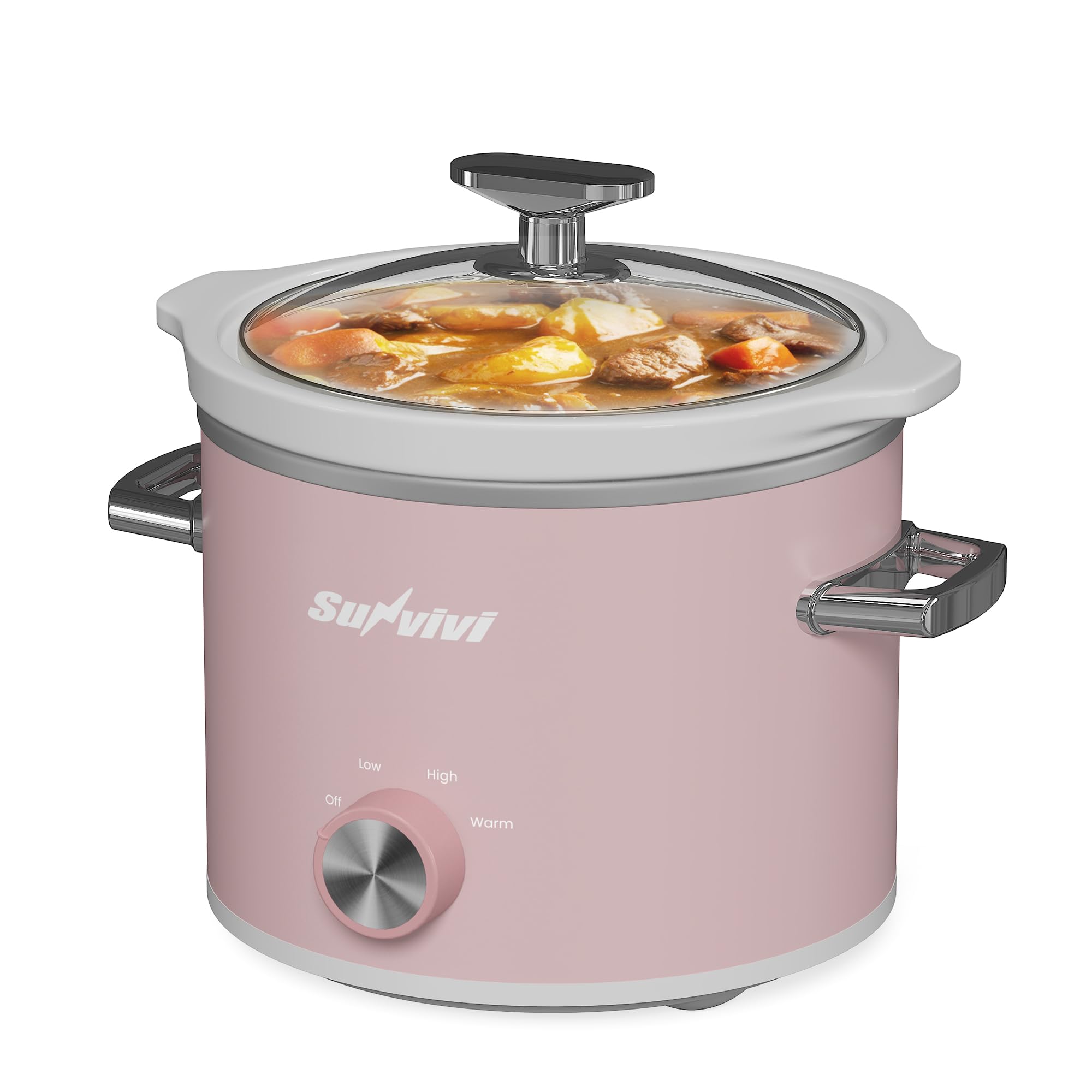Sunvivi 3 ajustes de calor para cocinar lentamente o mantener caliente la comida.
