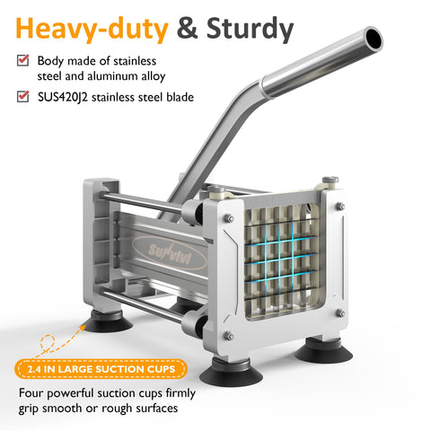 SUNVIVI cuchillas de acero inoxidable 420J2 para filo duradero