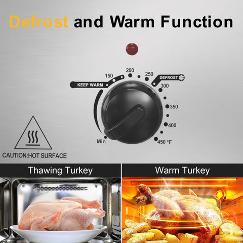 Sunvivi Horno asador 24lb 20qt – manijas frías para mayor seguridad.