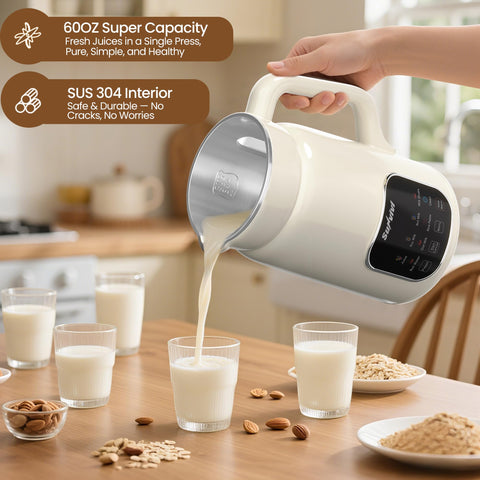 Sunvivi ocho en uno: programas para leche de soja, bebidas y más.