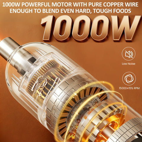 Sunvivi picadora 860 ml para picar ingredientes con facilidad.