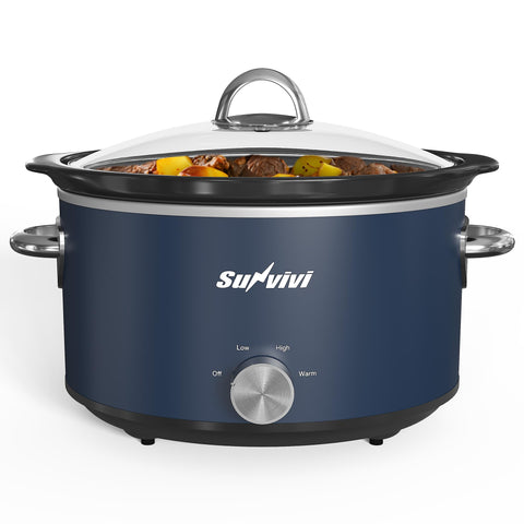 SUNVIVI pote cerámico desmontable, fácil de limpiar y apto para lavavajillas.