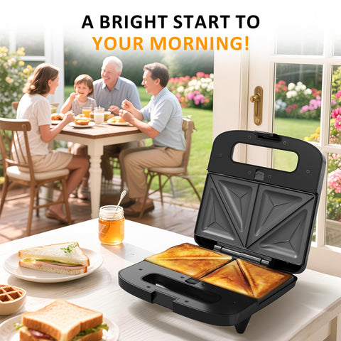 Sunvivi sándwich-maker para viaje: ideal para camping y desayunos rápidos.