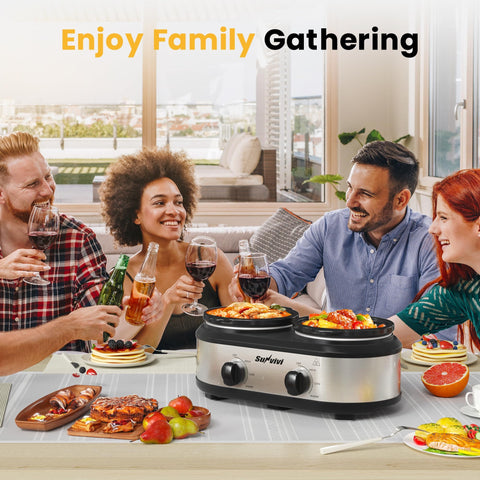 SUNVIVI: servicio de buffet auto-servicio para invitados.