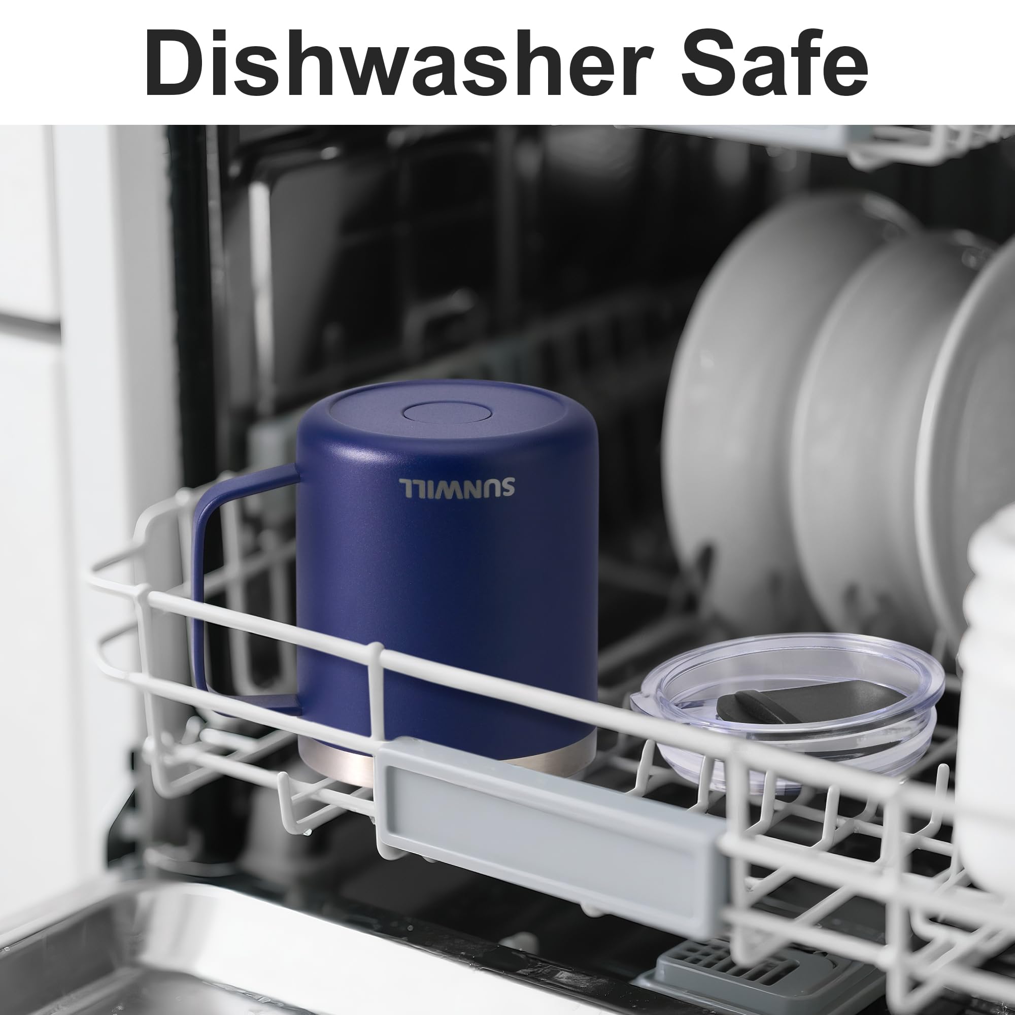 SUNWILL acabado pulverizado duradero en azul marino, resistente a rasguños