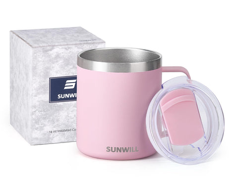 SUNWILL Taza térmica compatible con máquinas de café para uso diario.