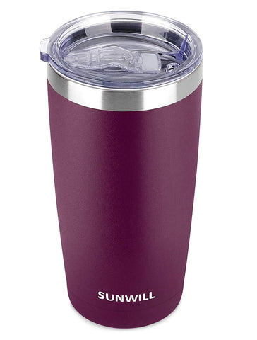 SUNWILL vaso térmico de viaje 20 onzas para mantener el café caliente todo el día