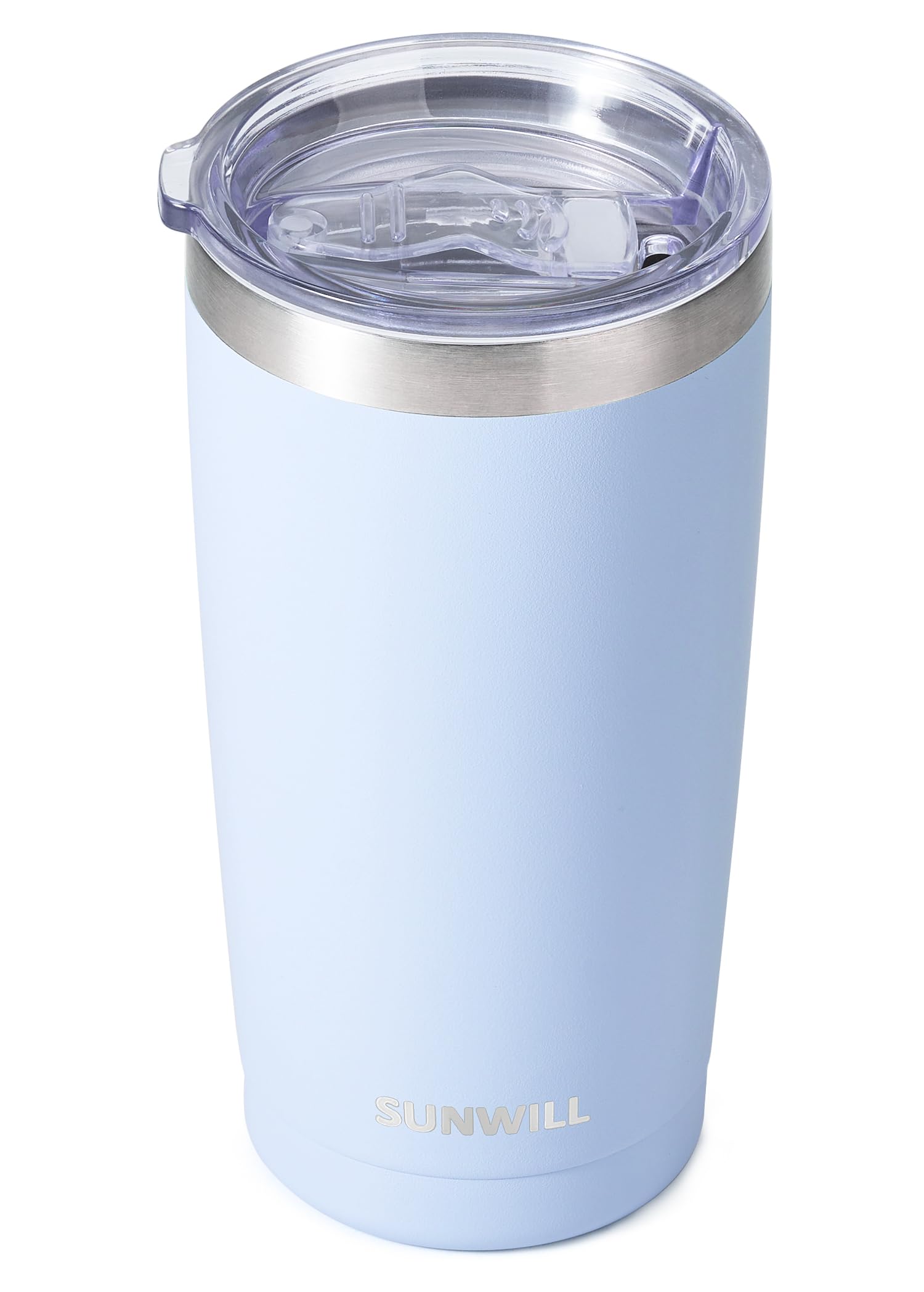 SUNWILL vaso térmico de viaje para café con capacidad de 20 onzas, ideal para llevar.