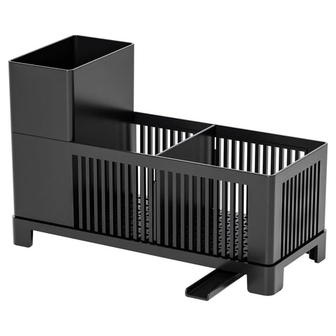 SuoXing organizador-fregadero-negro, plástico duradero y estilo discreto.
