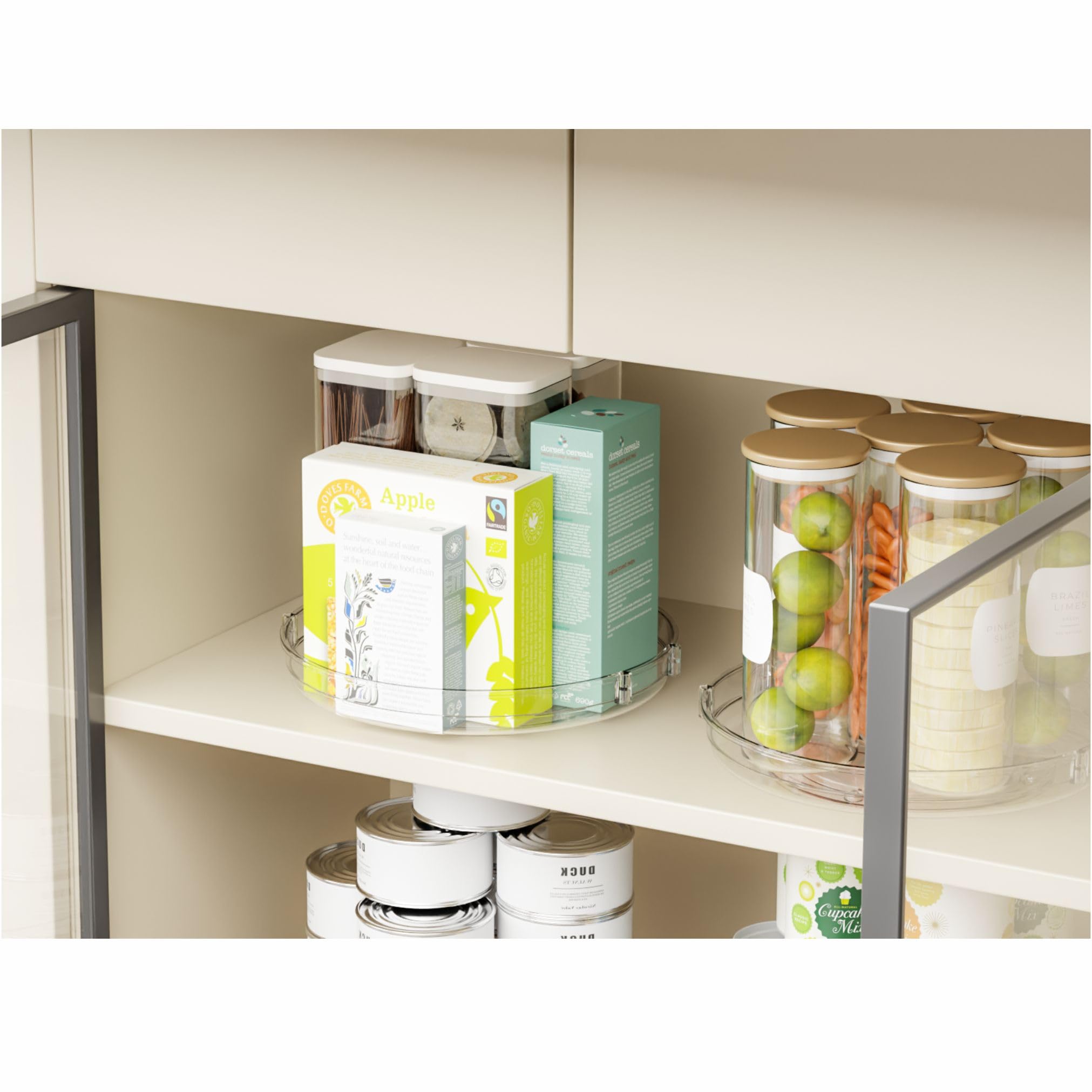 SuoXing rotación fácil para cocina permite ver todo al instante