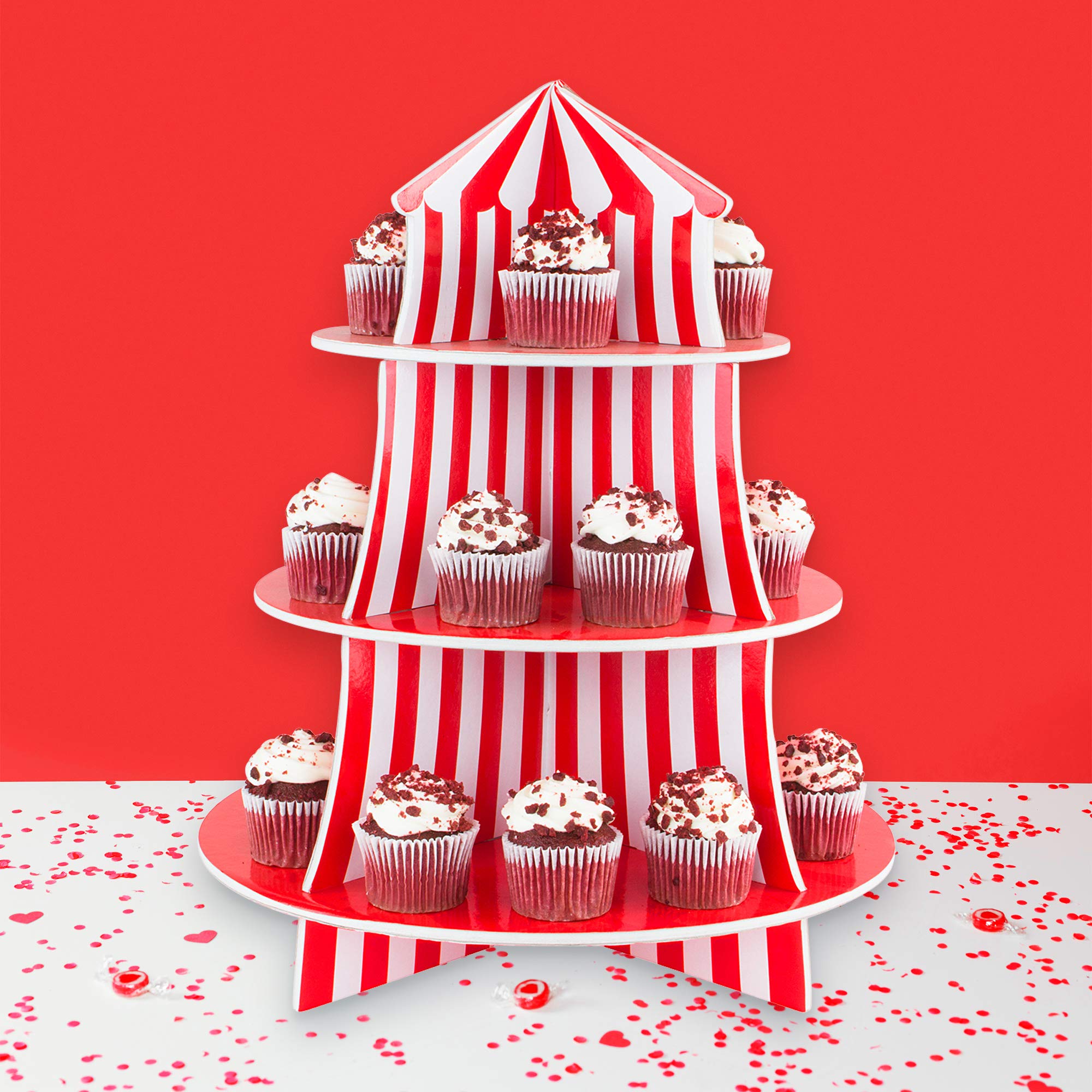 Super Z Outlet base estable y soporte firme para cupcakes