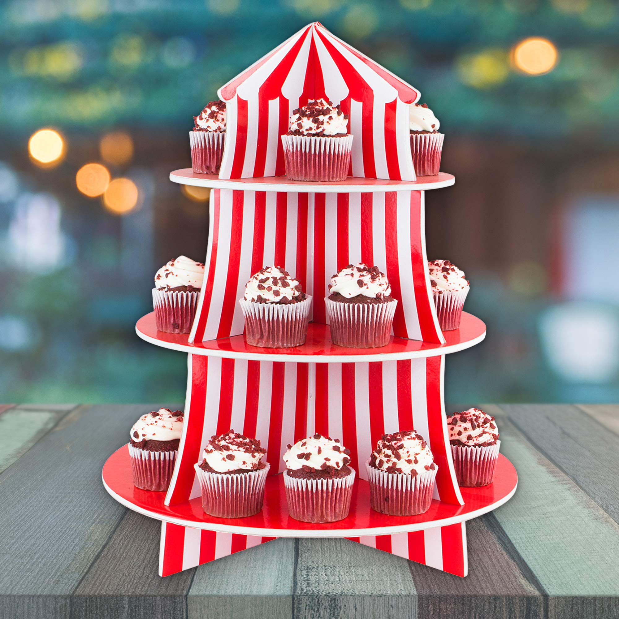Super Z Outlet ideal para transportar y presentar cupcakes con seguridad