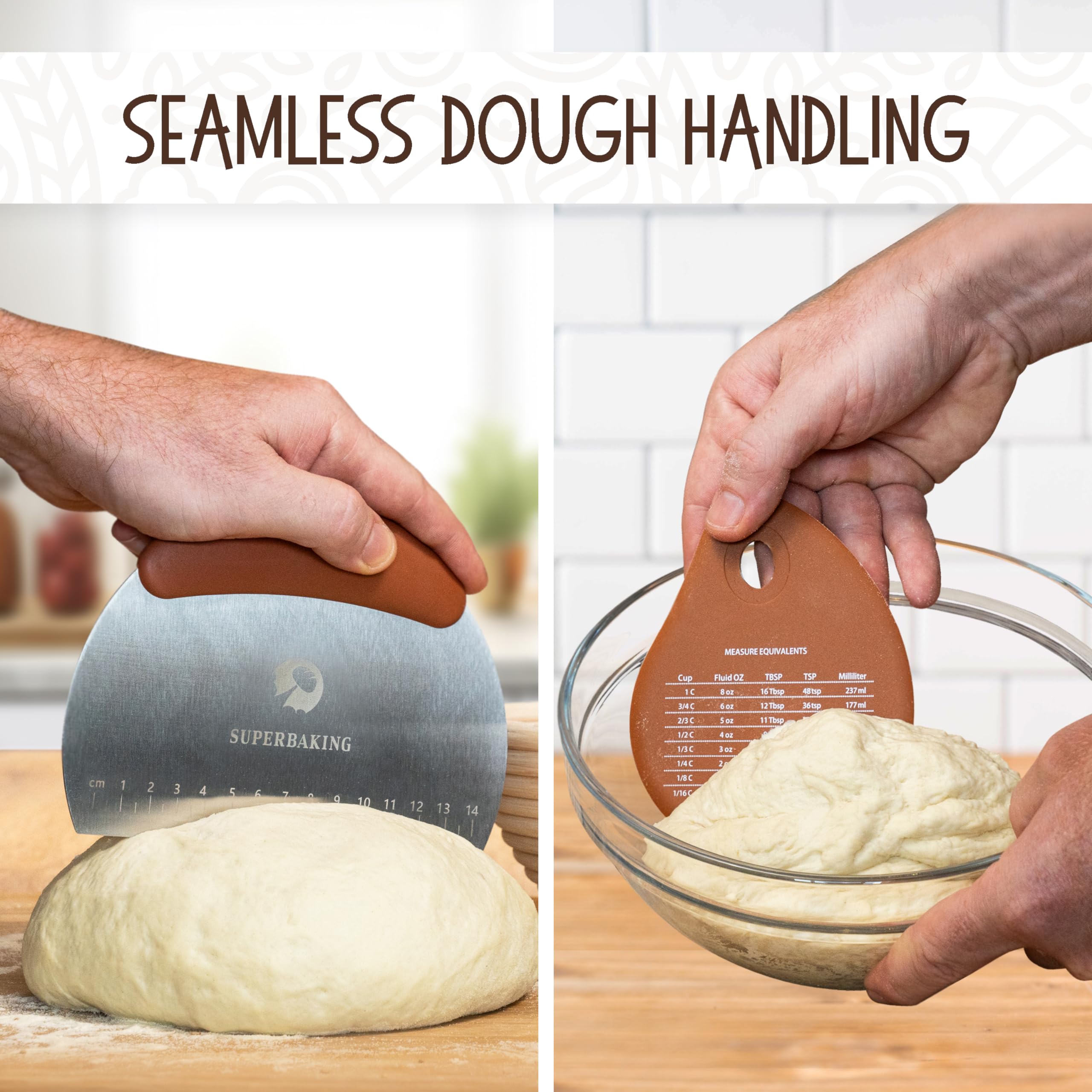 Capacidad Superbaking 1-5 litros para masas medianas y grandes.
