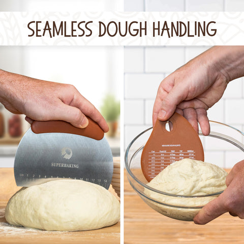 Capacidad Superbaking 1-5 litros para masas medianas y grandes.