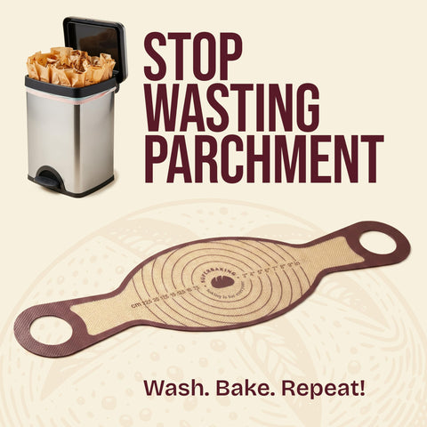 Superbaking correa silicona para pan, apta para lavavajillas y limpieza fácil.
