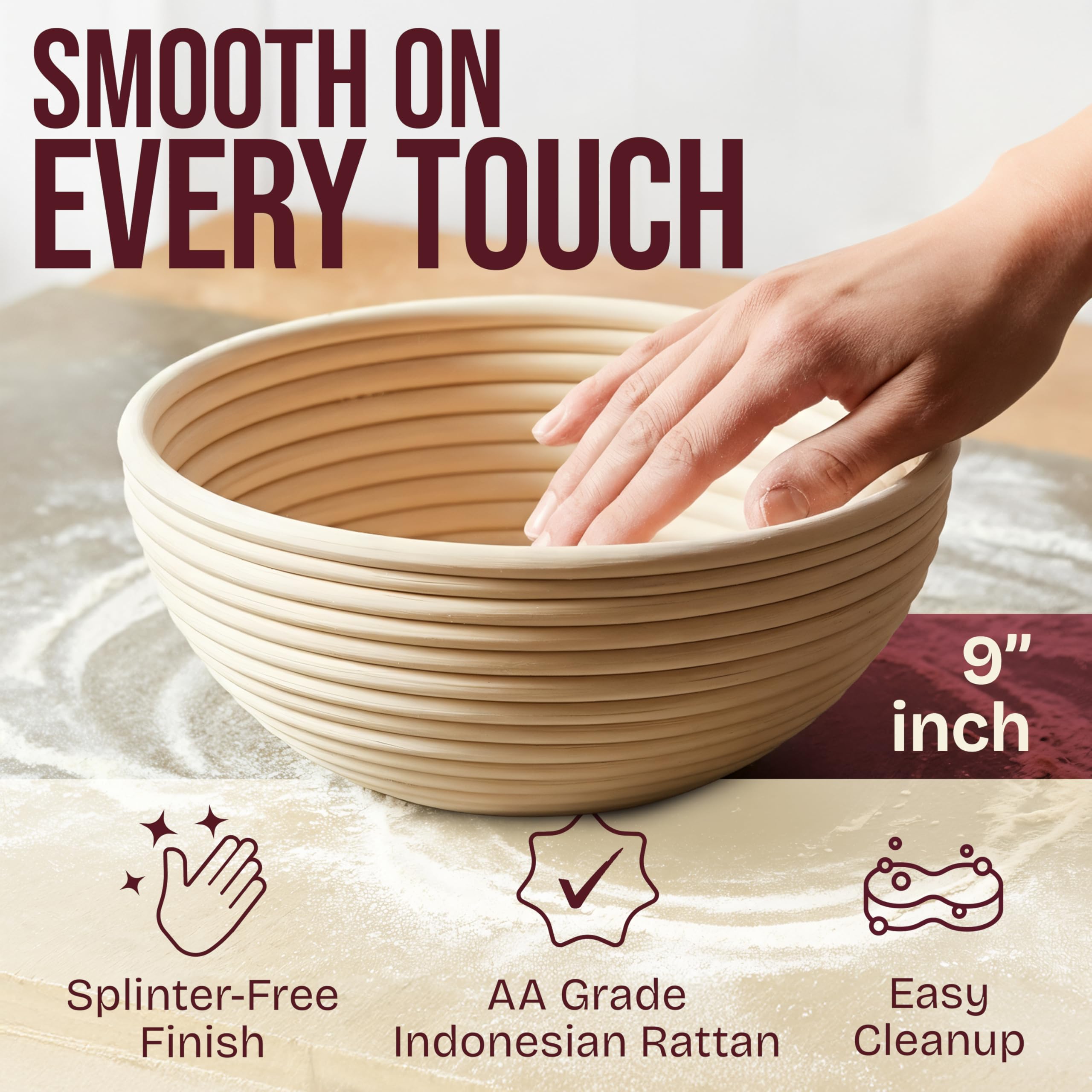 Cuchillas para pan de Superbaking, cortes precisos para scoring.
