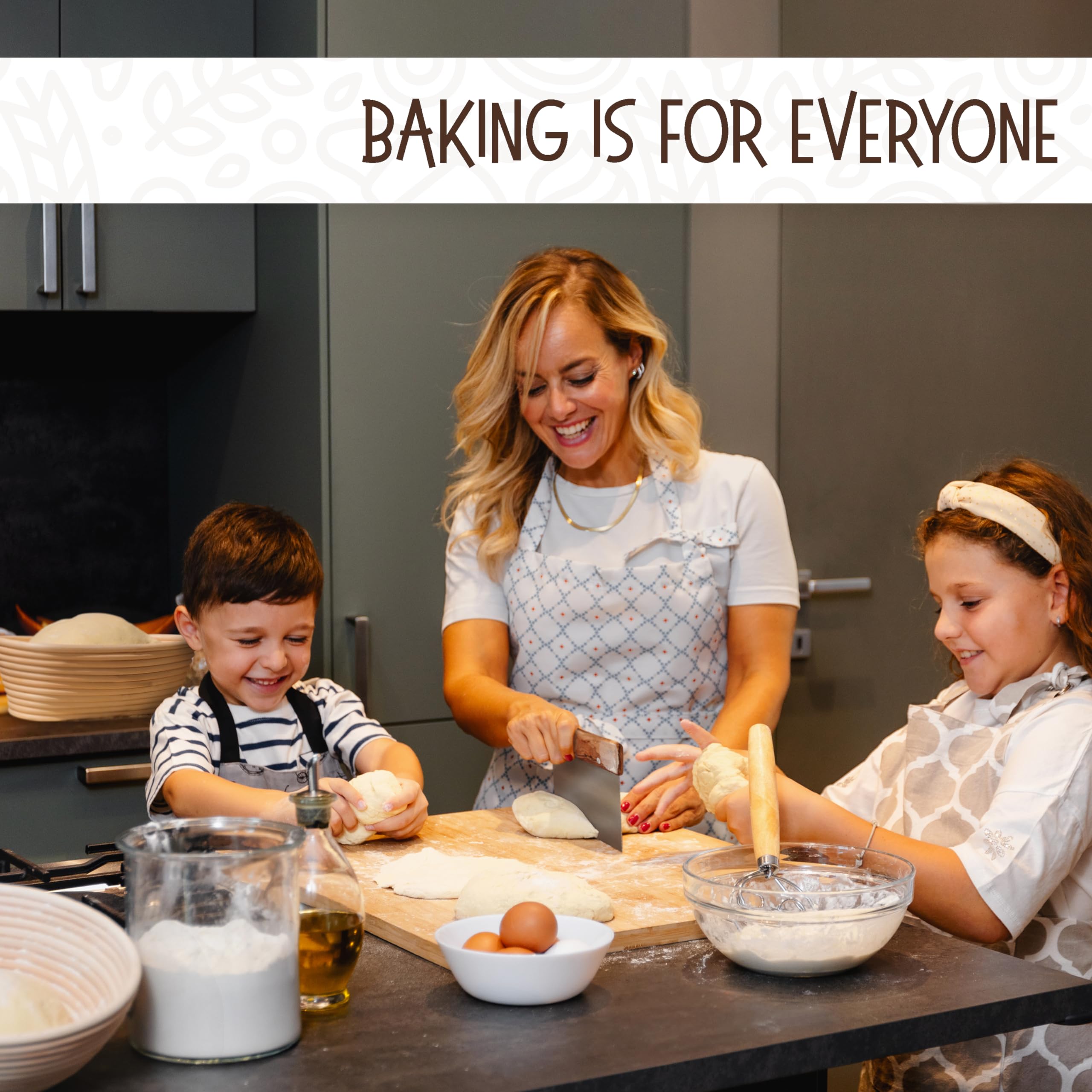 Superbaking estuche limpieza compacto, listo para tu próxima tanda de masa.