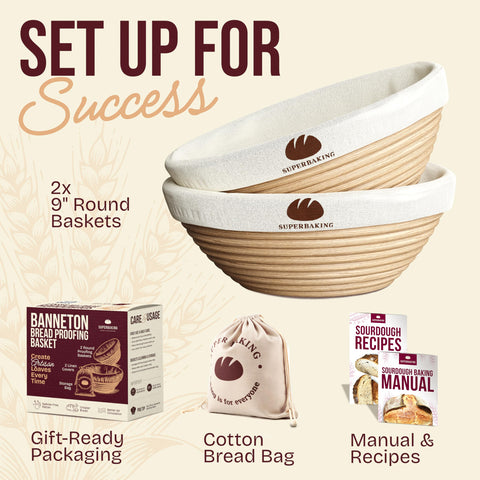 Superbaking: manual para principiantes con guía de cuidado de cestas