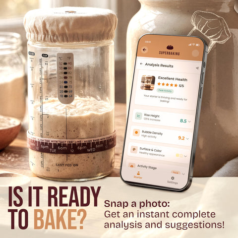 Termómetro Superbaking para masa madre y fermentación precisa