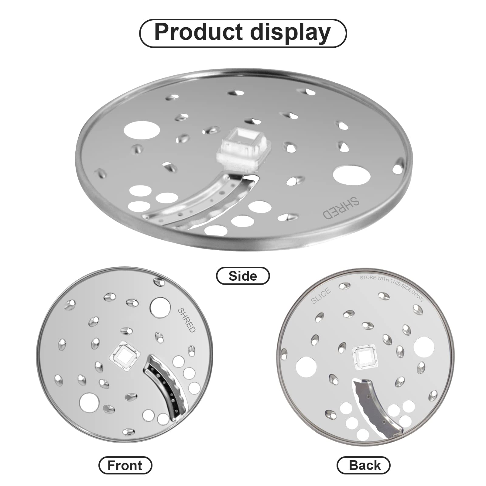 Cuchilla de acero inoxidable Superbobi compatible con 70740, duradera y fácil de limpiar.