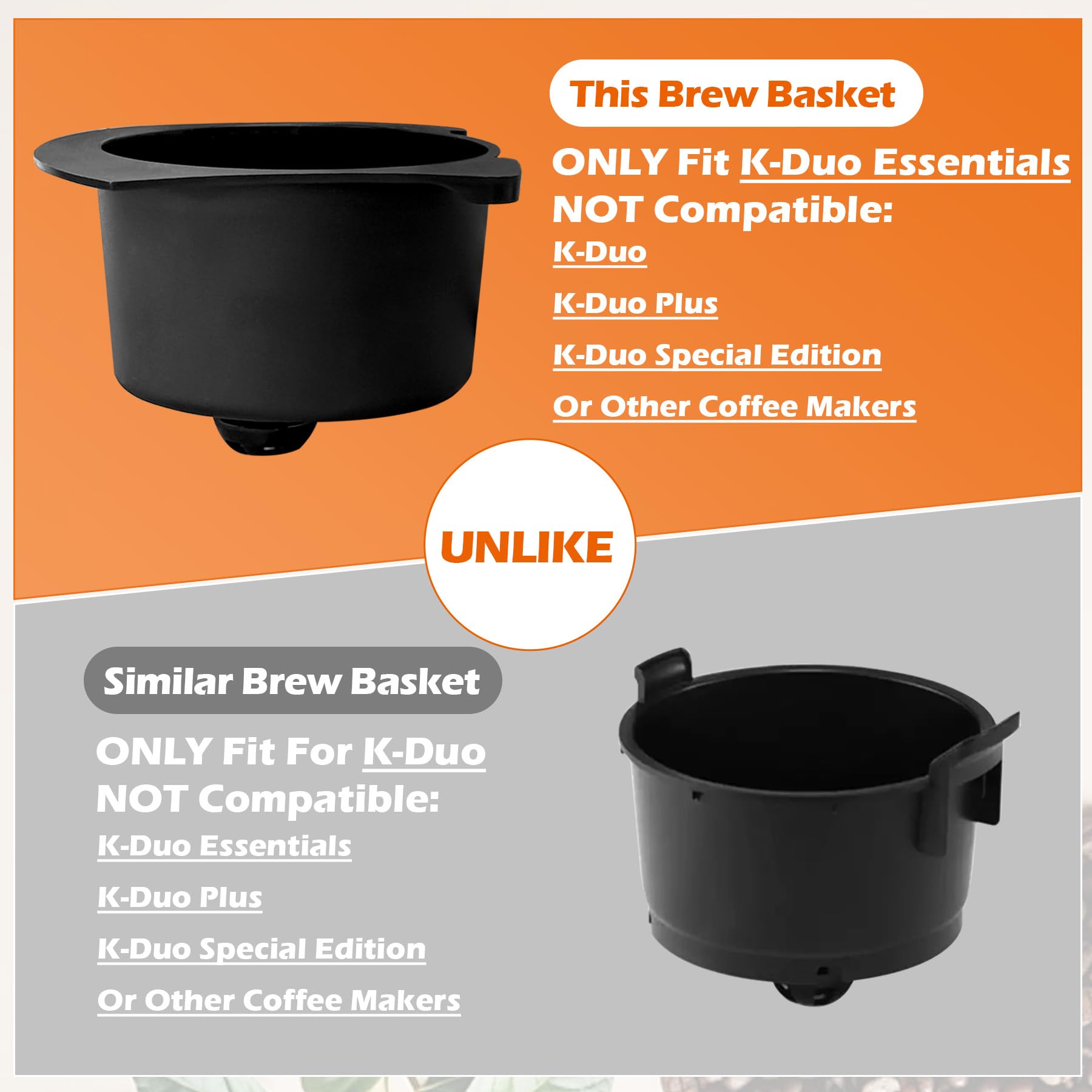 Sabor de café potenciado con la cesta Superbobi para K-Duo Essentials.