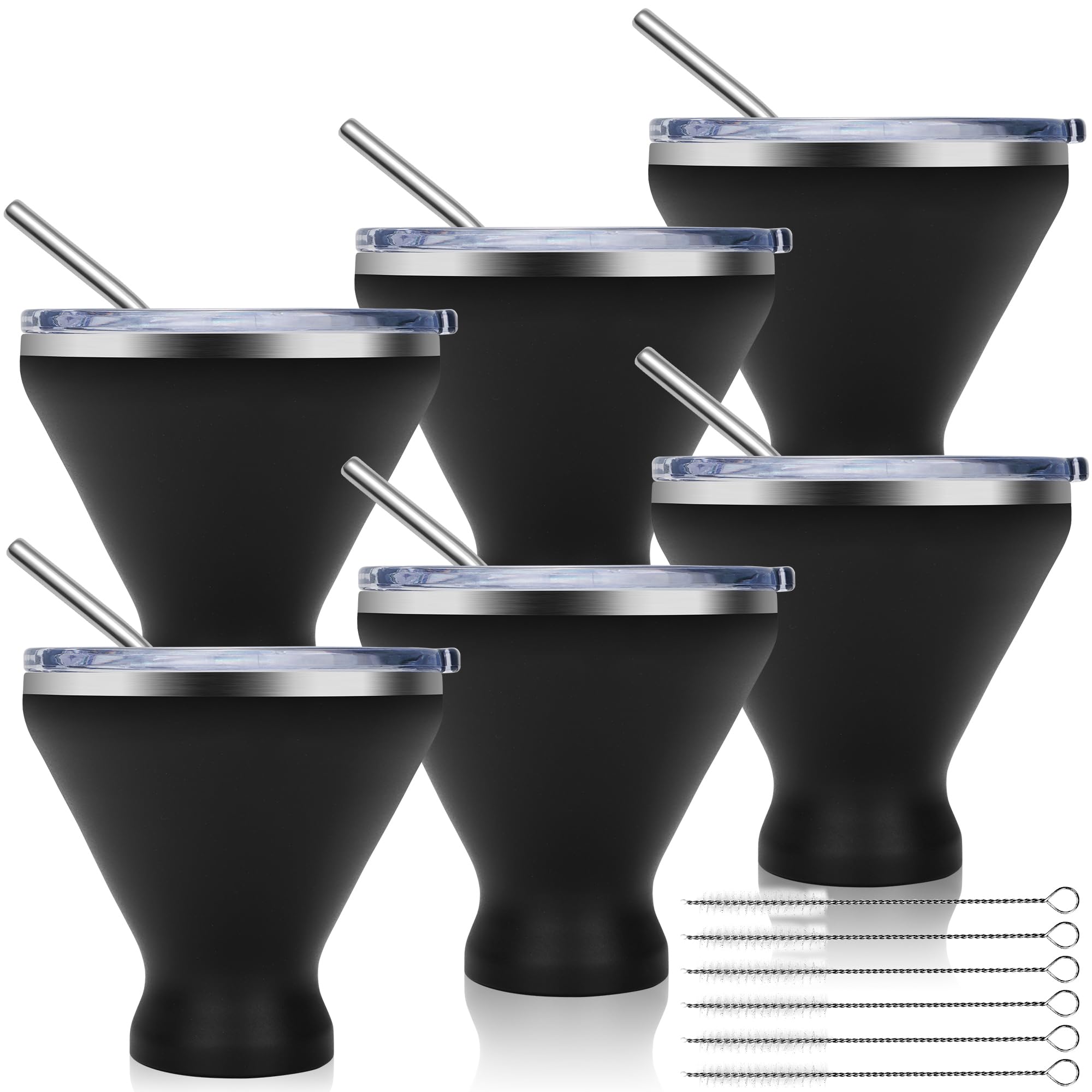 SuperCook vaso martini sin tallo, aislamiento doble para mantener el frío.