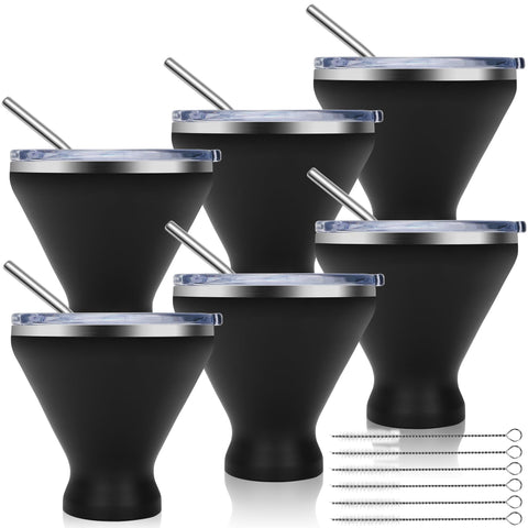 SuperCook vaso martini sin tallo, aislamiento doble para mantener el frío.