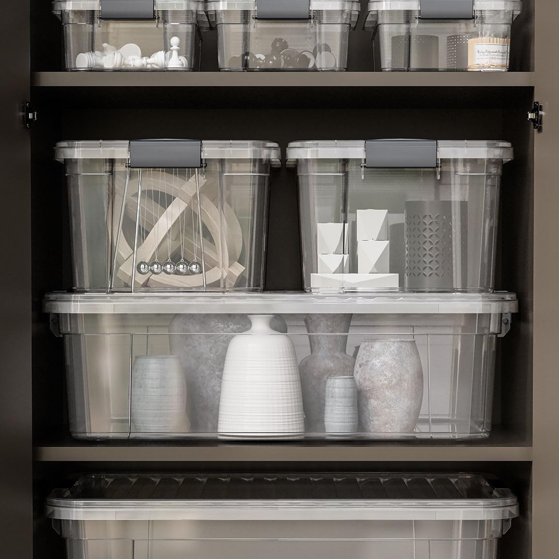 Superio caja archivador compacto para almacenamiento personal sin olores