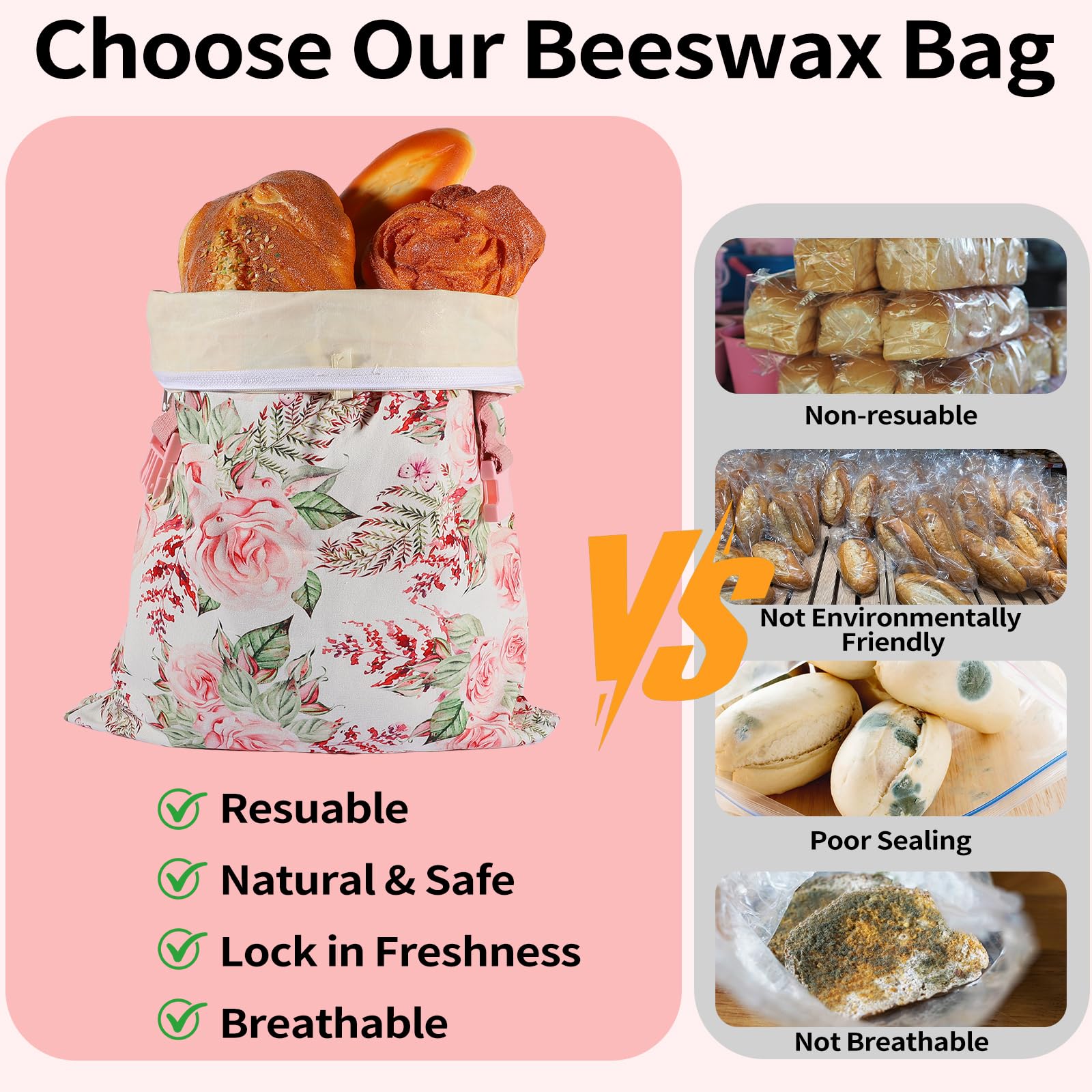Conjunto SUPERNIGHT para conservar pan y masa de forma natural.