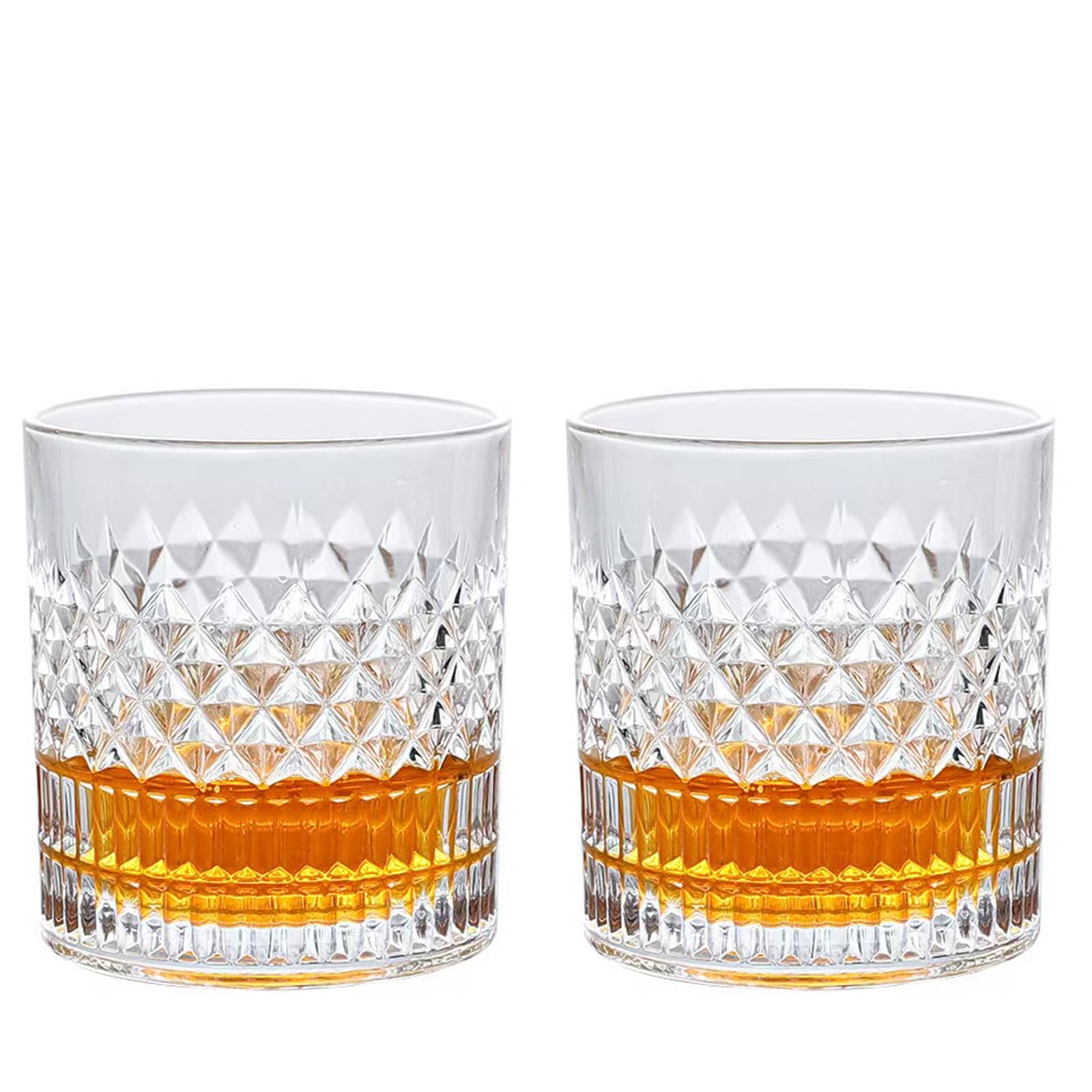 Vaso Suphan Whisky estilo antiguo con brillo notable para degustación elegante