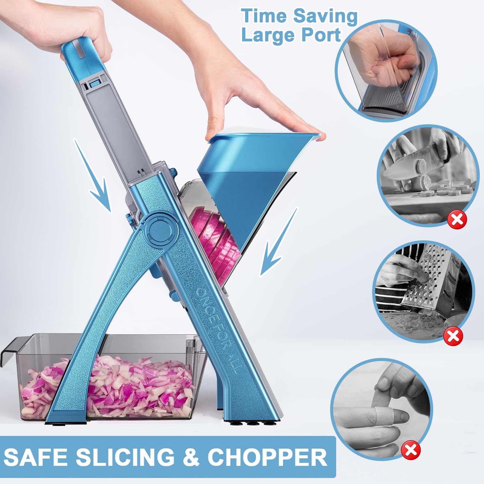 SupMaKin cuchilla de acero inoxidable para cortes precisos y duraderos