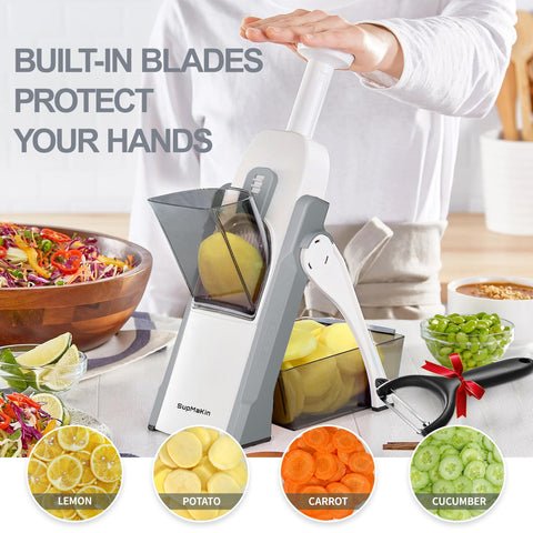 Cuchillas de acero inoxidable de SupMaKin para vegetales duros