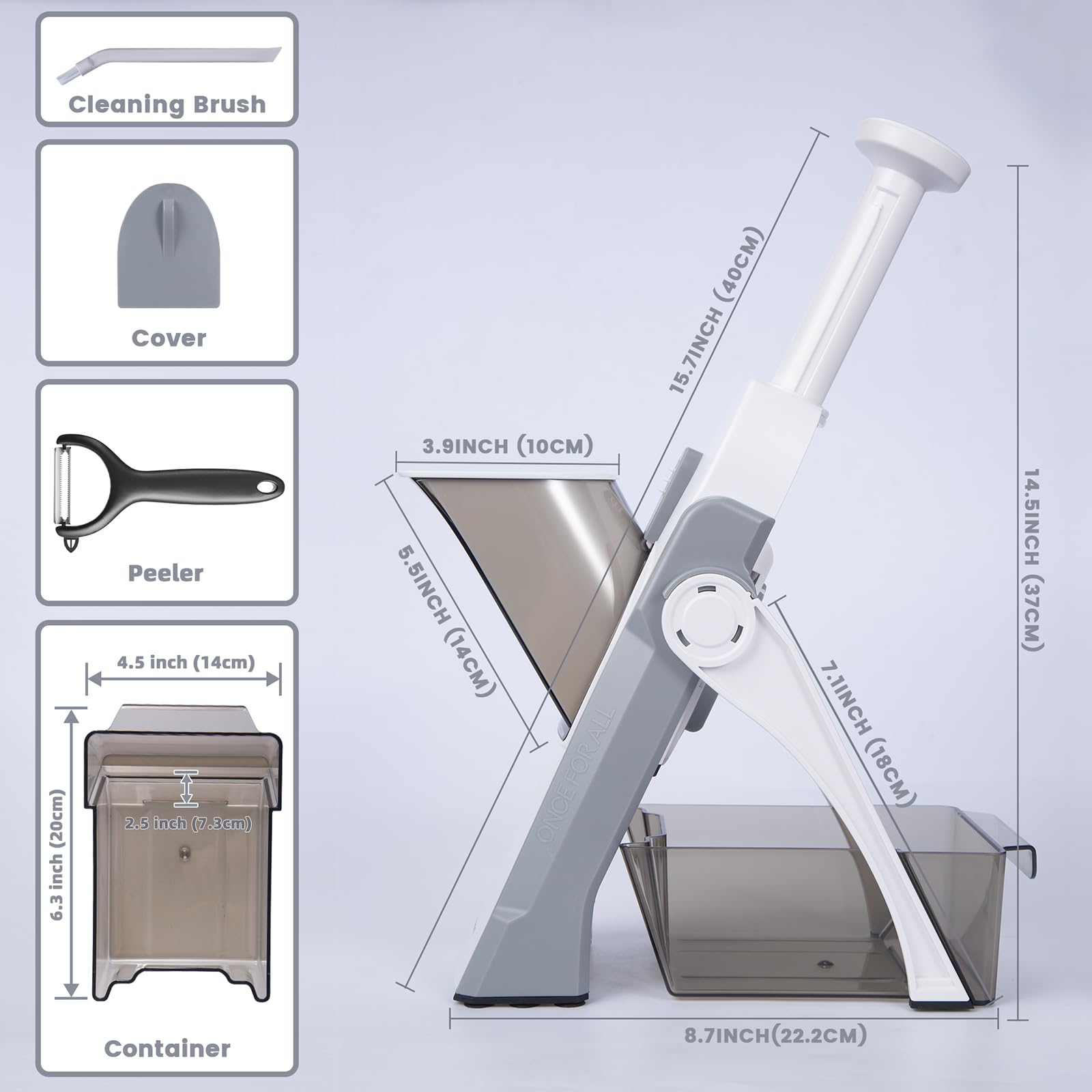Base antideslizante y diseño ergonómico de SupMaKin
