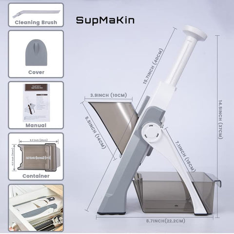 SupMaKin Diseño compacto y plegable para ahorro de espacio