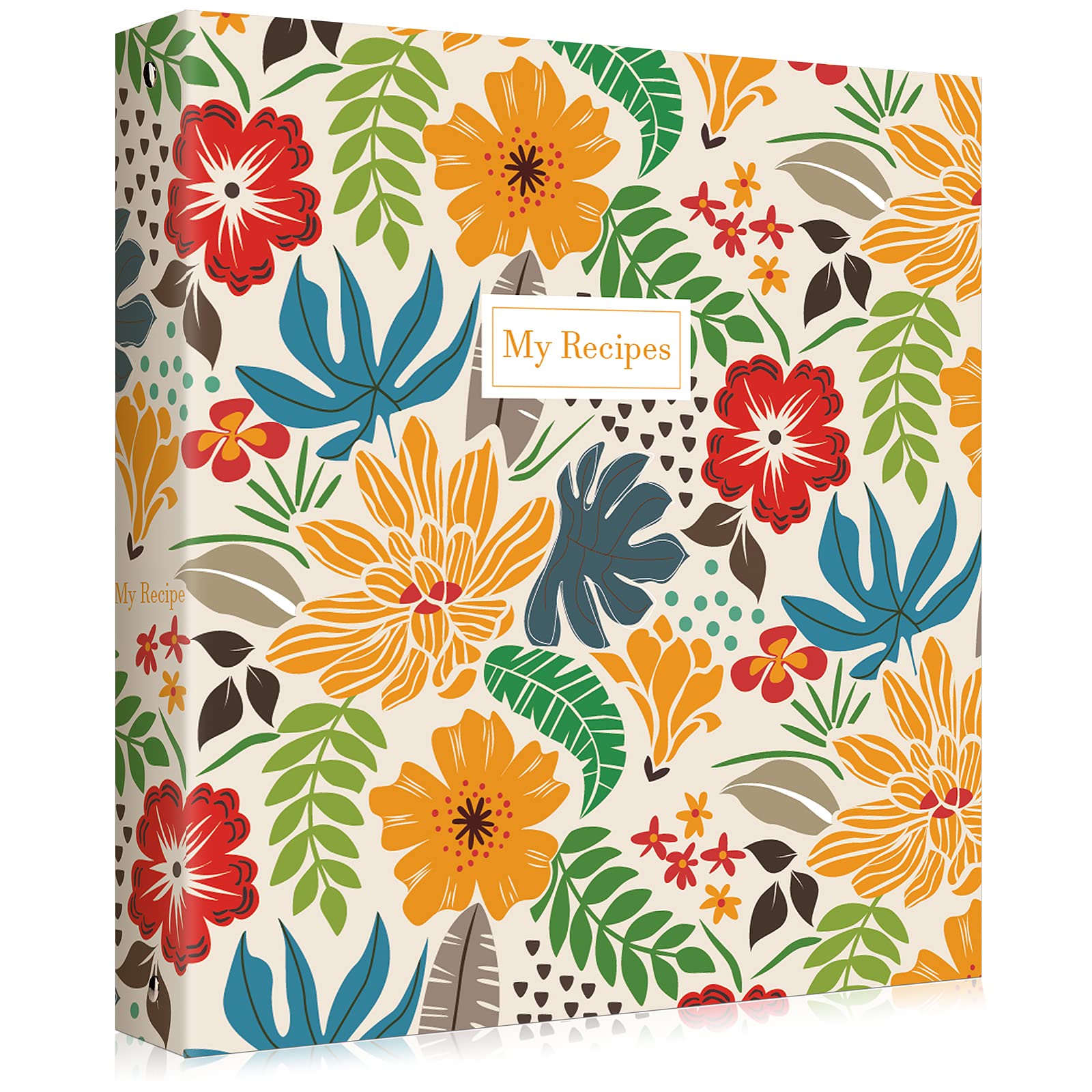 SUPMIND libro-recetas aro 3 anillos, protege recetas familiares
