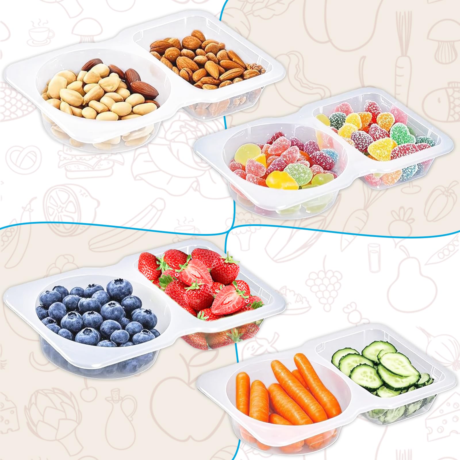 SUPPHOUS Diseño compacto, ideal para loncheras de niños y adultos.